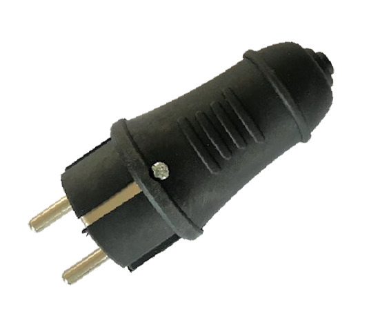 1x16A Kauçuk Topraklı Erkek Fiş
