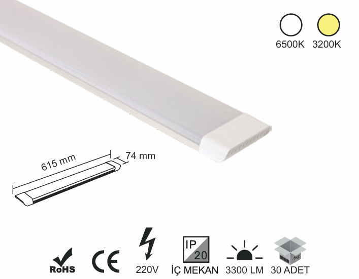 Bant Armatür 30 Watt