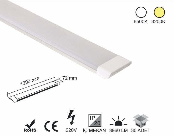 Bant Armatür 36 Watt