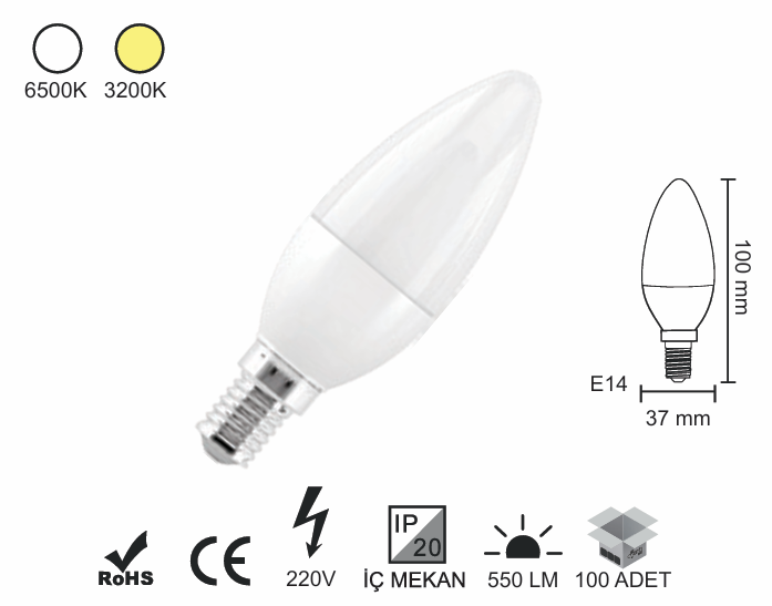 Buji Ampüller 5 Watt