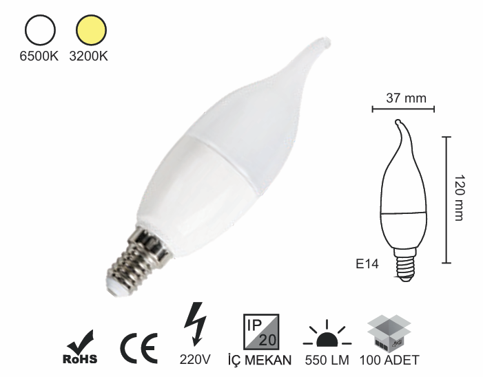 Buji Ampüller 5 Watt