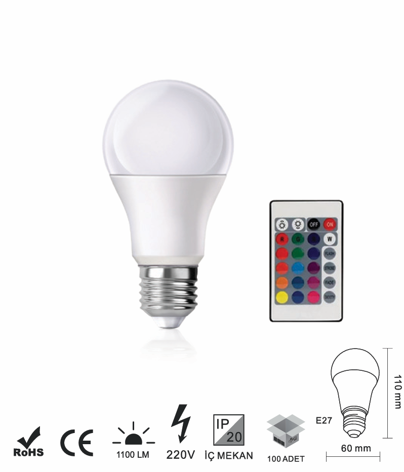 Uzaktan Kumandalı LED Armatür