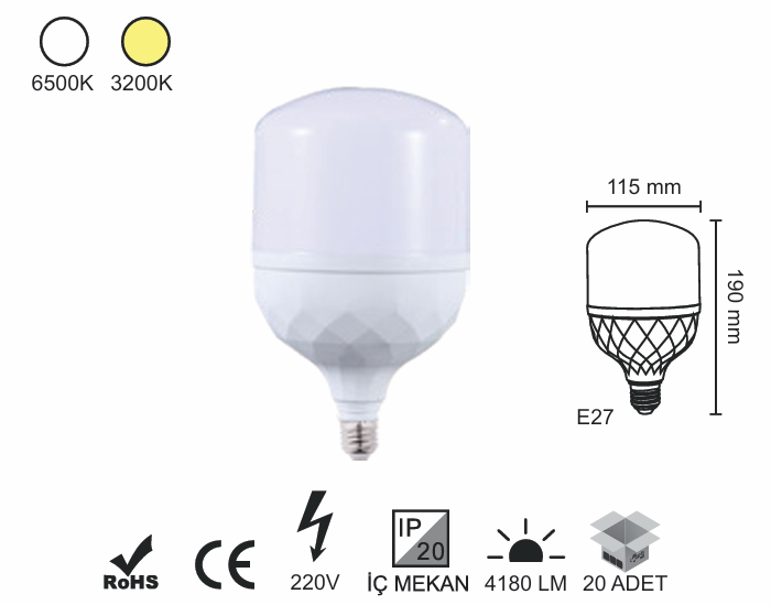 Torch Ampül 38 Watt